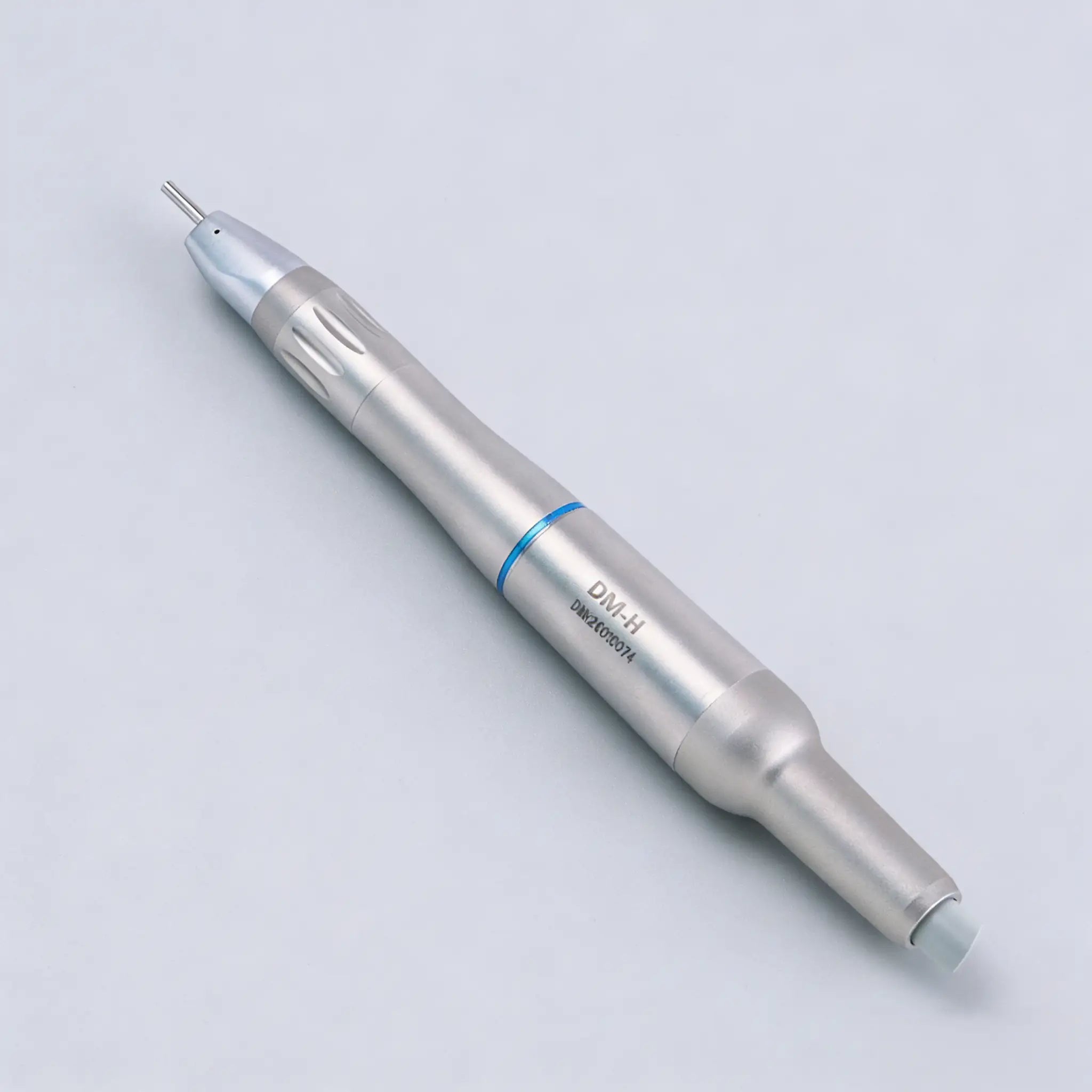 1:1 internal water straight dental handpiece (non-optic) for precise veterinary oral surgery and bone preparation.