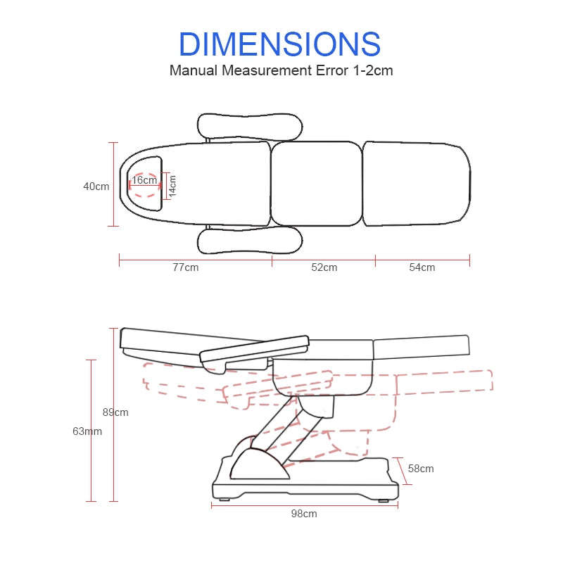 Multi-Functional Electric Beauty Bed E019-2